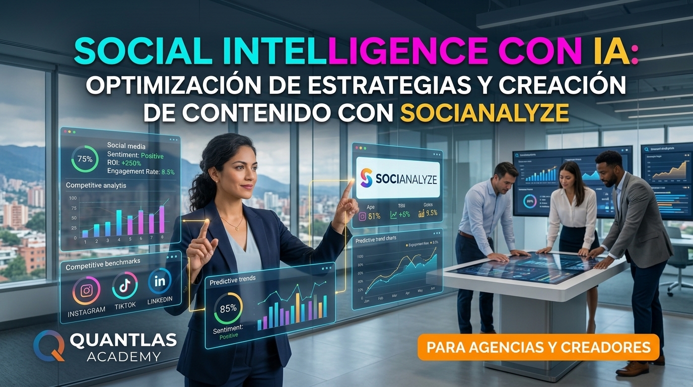 Social Intelligence con IA: Optimización de Estrategias y Creación de Contenido con SociAnalyze