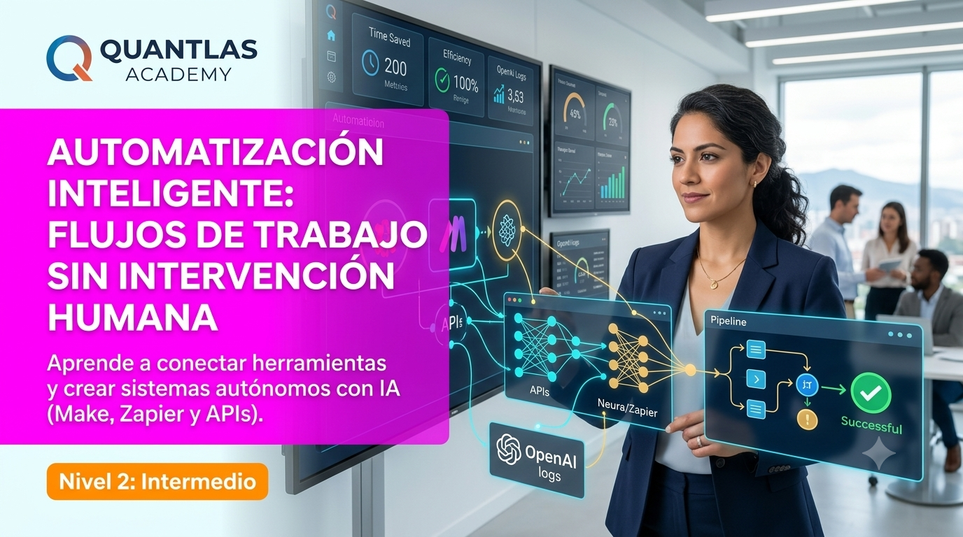 Portada de Automatización Inteligente: Flujos de Trabajo sin Intervención Humana